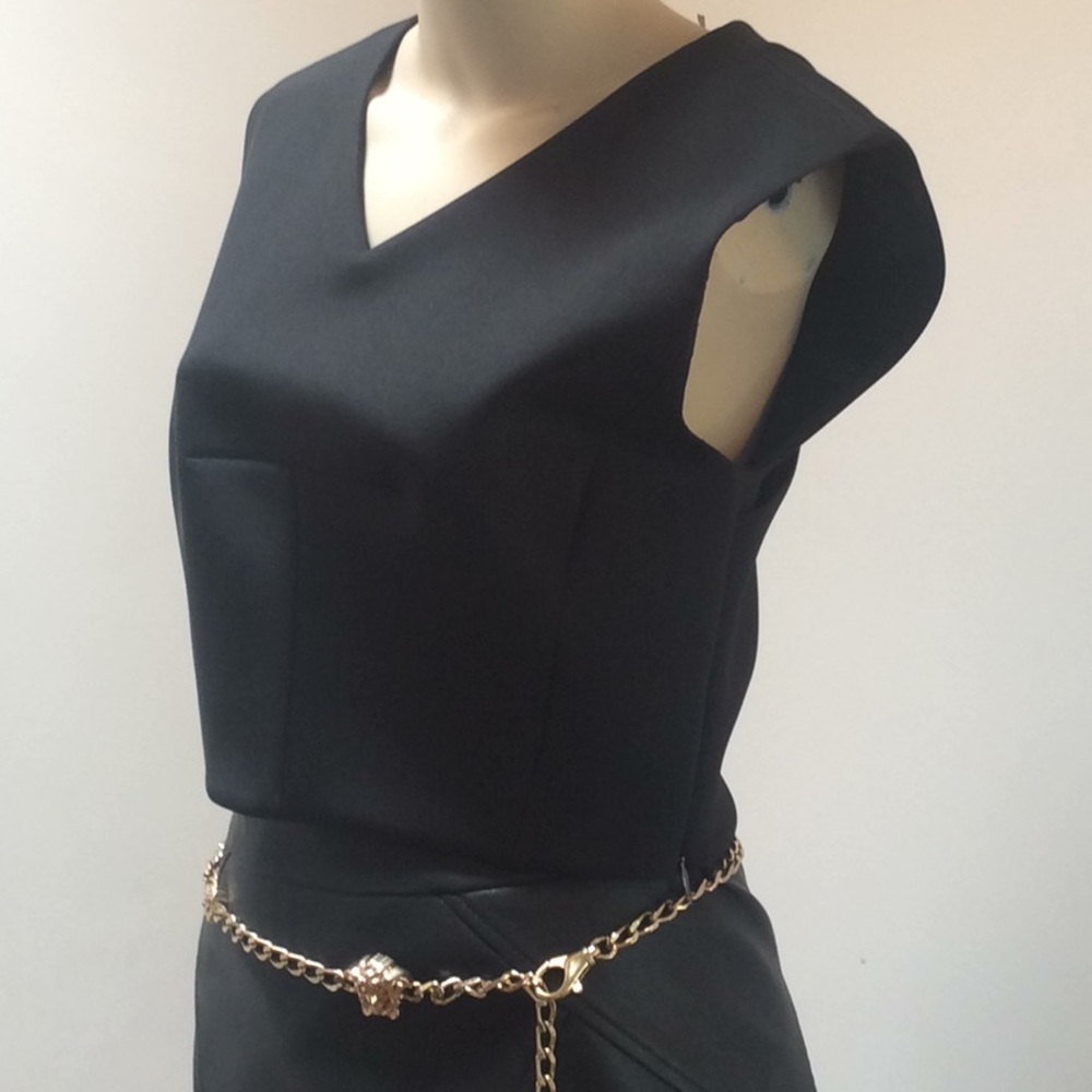 ✨HP💫Rebecca Taylor Black Crop Top 4 - Picture 2 of 7